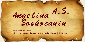 Angelina Šoškoćanin vizit kartica